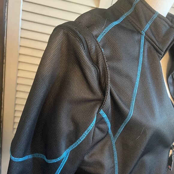 Freeze Out Thermal Protection Mens Medium Moto Jacket Full Zip Detach Sleeves - Picture 4 of 12